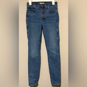 Madewell Women's Straight Leg Blue Jeans
